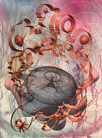 The Real Calabi Yau; 2023; 23" x 17"