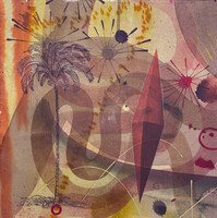 A Day in Cairo, 2025, 10 x 10"