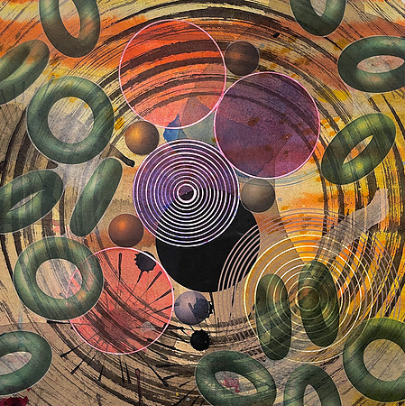 Circles of Confusion, 2026, 10 x 10"