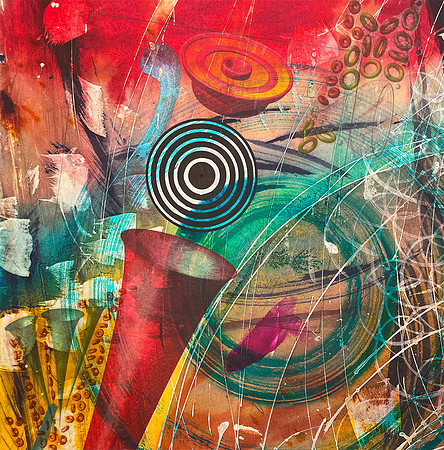 Let's Live in the Moment, 2026, 10 x 10"