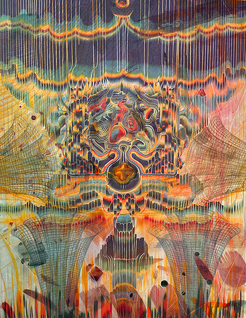 Sleeper Agent, 2024; 21" x 16.5"