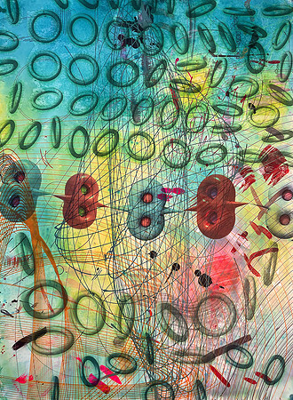 The Caravan, 2024; 23.5" x 17"
