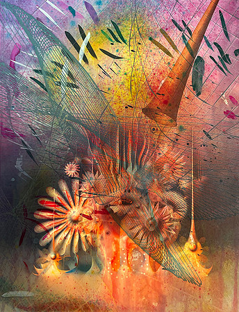 Generator, 2024; 21" x 16.5"