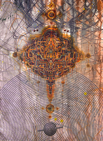 Lord of Rain, 2024; 29" x 21"