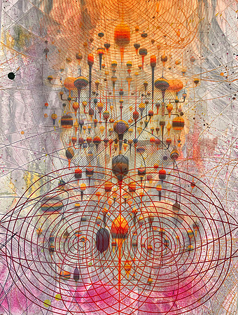 Upward Flow, 2024; 29" x 21"