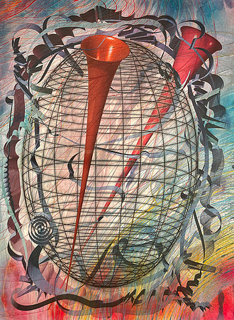 The Heralds, 2023; 29" x 21"