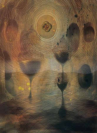 The Caverns of Alph, 2024; 29" x 21"