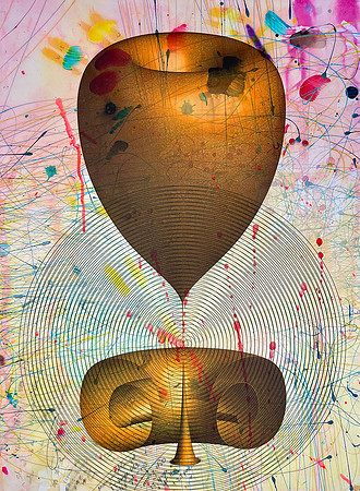 The Archon, 2023; 23" x 17"