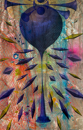 Saint Sebastian, 2024; 35" x 23"