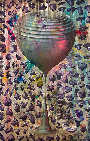 The Ten Thousand Things Rise and Fall, 2024; 35" x 23"
